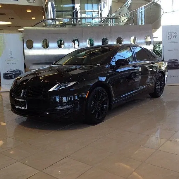Executive black sedan, Montreal